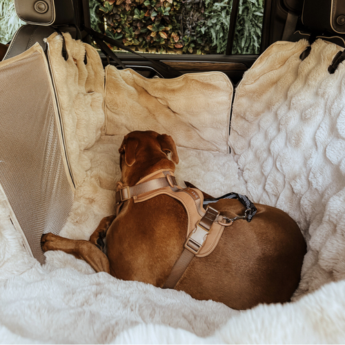 Luxurious Full Backseat Protector- Pelsbarn Helps Shelters!
