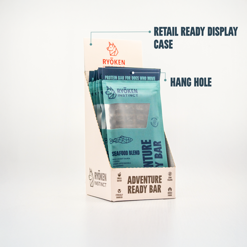 Seafood Treat & Snack Bar for Active Dogs -Energy & Recovery