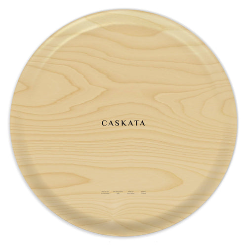 Lucy Large Round Birchwood Tray