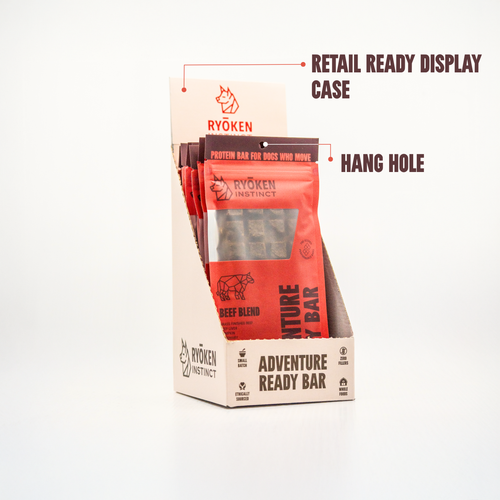 Beef Treat & Snack Bar for Active Dogs - Energy & Recovery