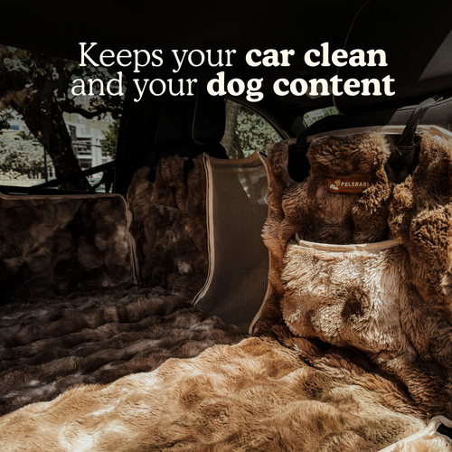 Luxurious Full Backseat Protector- Pelsbarn Helps Shelters!