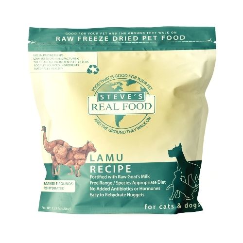 ドッグフード Lamy Steve's Real Food Freeze-Dried Dog Food Lamu