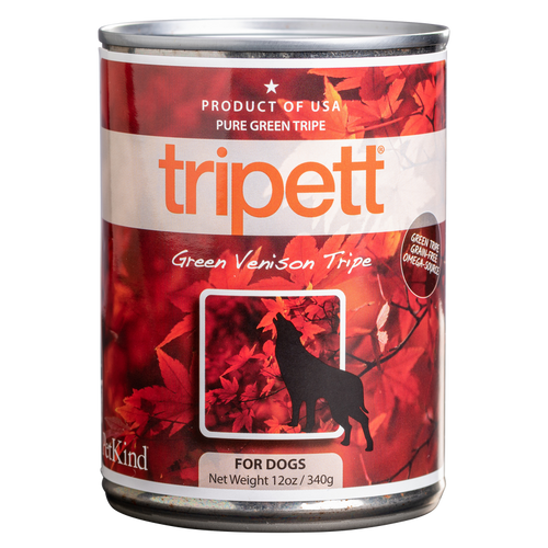 PetKind Green Venison Tripe Tripett Canned Dog Food
