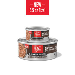 ORIJEN®  Chunks & Shreds, Regional Red Entrée Wet Cat Food