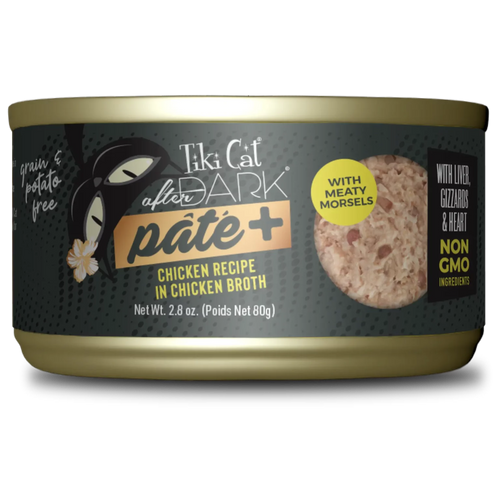 Tiki Cat™ After Dark® Pâté Chicken Recipe in Chicken Broth Wet Cat Food